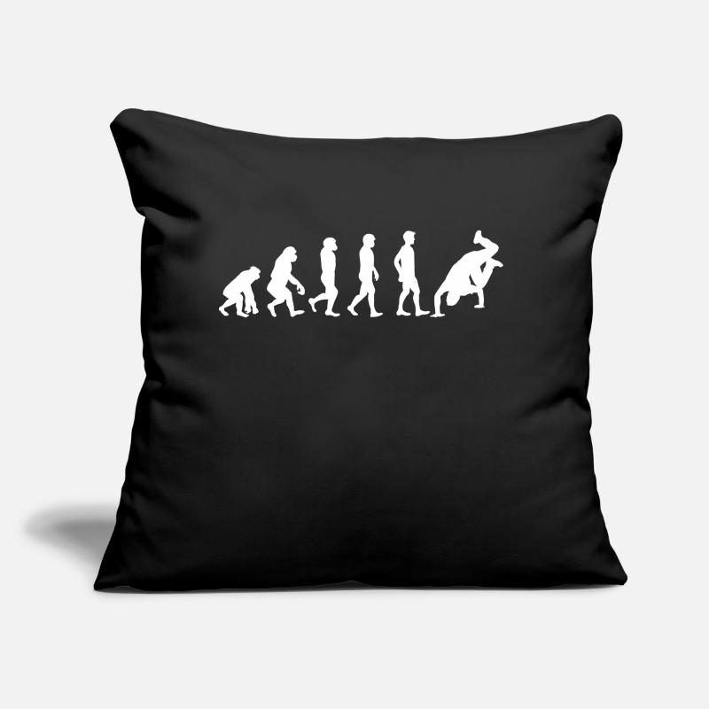 Breakdance Evolution white Sofa pillow with filling 45cm x 45cm