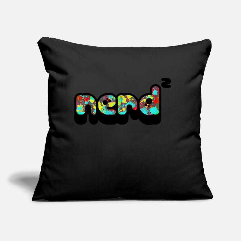 Nerd Coussin et housse de 45 x 45 cm
