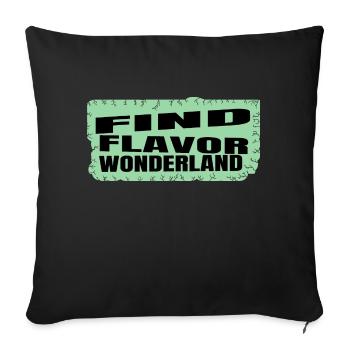 humor present idea spellbinding tastes - Sofakissen mit Füllung 45 x 45 cm - Schwarz - Vorne