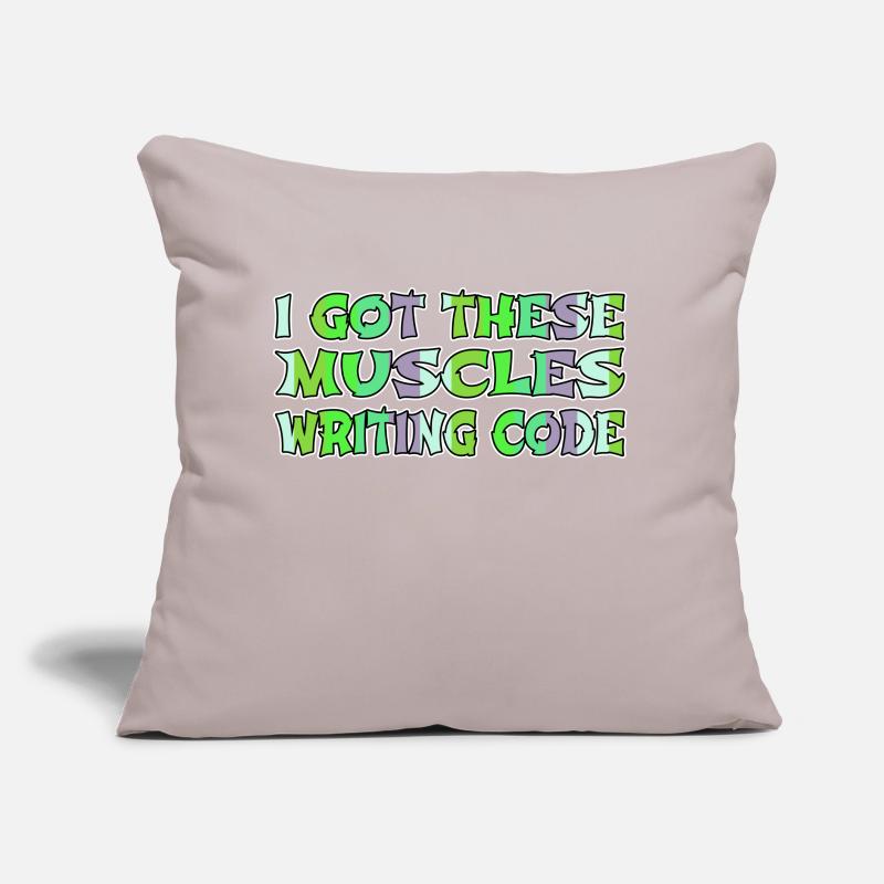 present joke programming languages informatics Sofa pillow with filling 45cm x 45cm