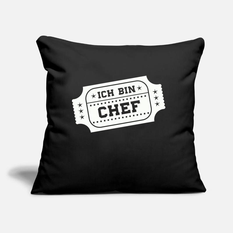 ich bin chef Sofakissen mit Füllung 45 x 45 cm