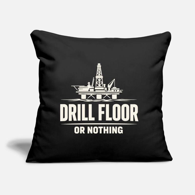 Offshore-bohrer-rig-bohrer Bohrboden Offshore Sofakissen mit Füllung 45 x 45 cm