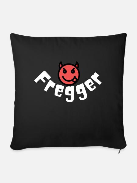 Fregger-Motiv - Sofakissen mit Füllung 45 x 45 cm - Schwarz