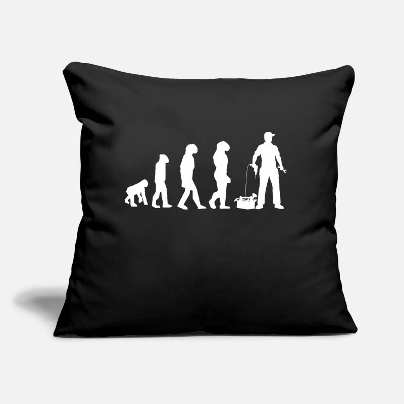 évolution bricoleur Coussin et housse de 45 x 45 cm