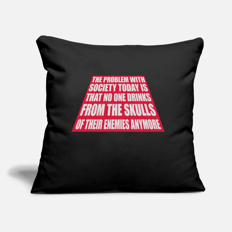 drinks from enemies skulls Sofa pillow with filling 45cm x 45cm