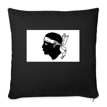 corsica 2 - Coussin et housse de 45 x 45 cm - noir - Devant