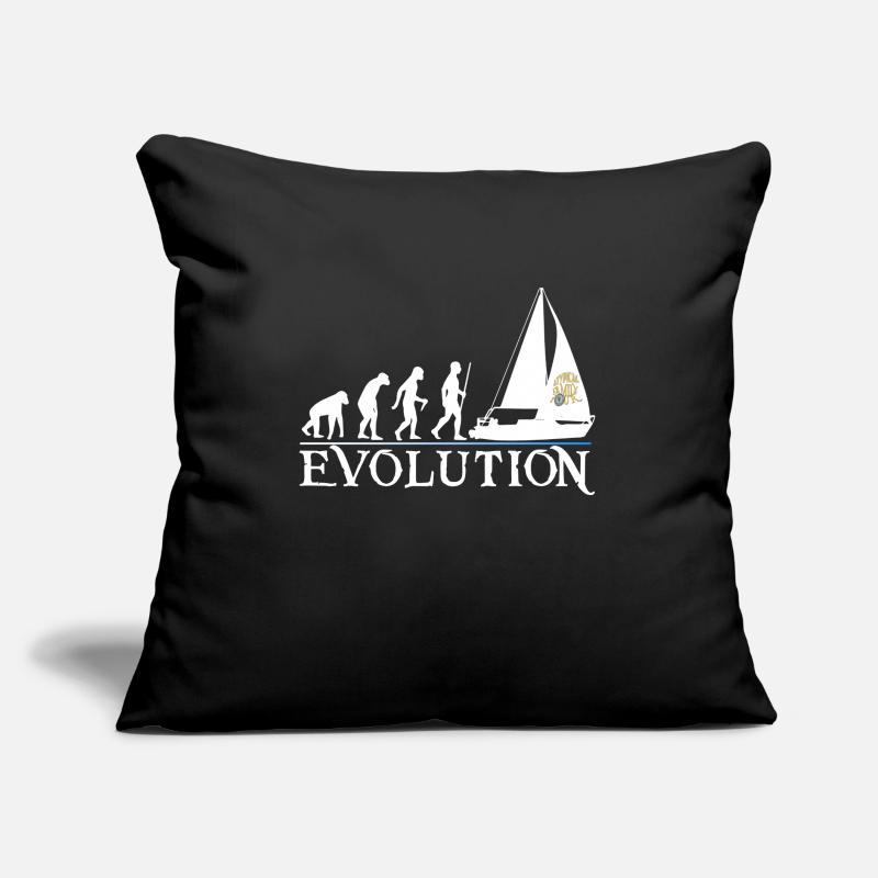 Evolution white version Sofa pillow with filling 45cm x 45cm