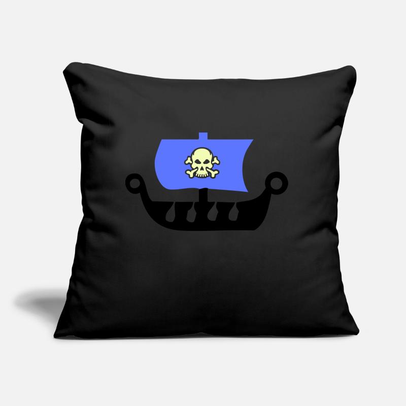 pirate ship Sofa pillow with filling 45cm x 45cm