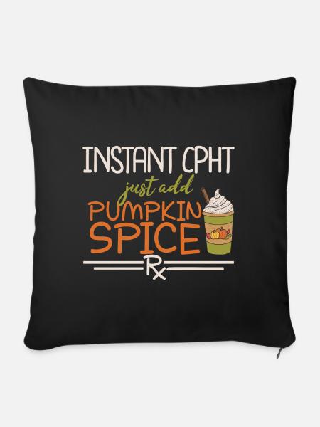 Instant CPHT | Apotheke - Sofakissen mit Füllung 45 x 45 cm - Schwarz