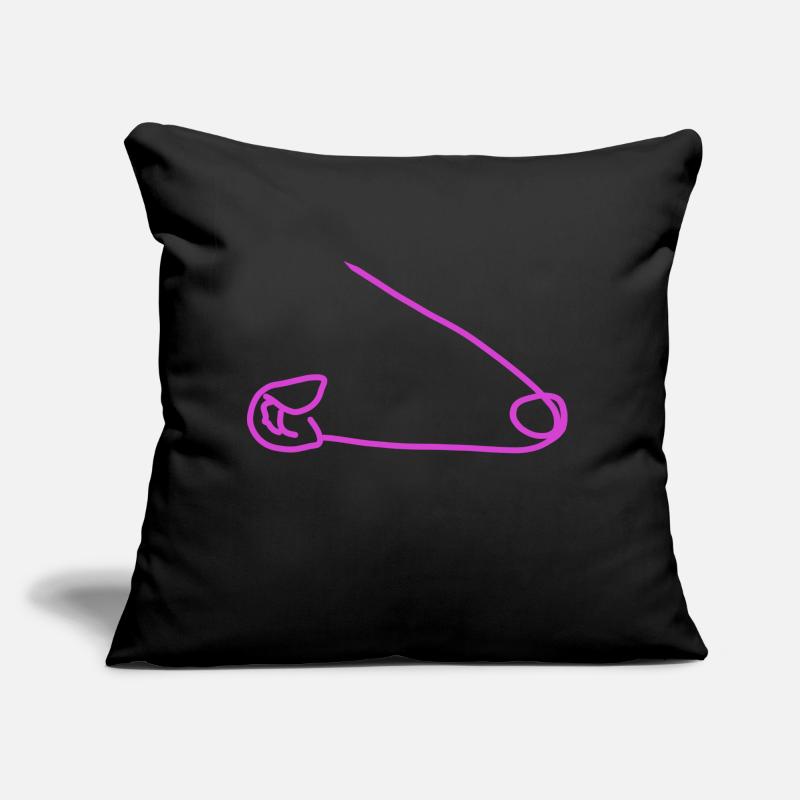 Épingle de sûreté Coussin et housse de 45 x 45 cm