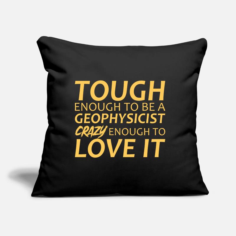 Geophysicist Crazy Geophysics Sofa pillow with filling 45cm x 45cm