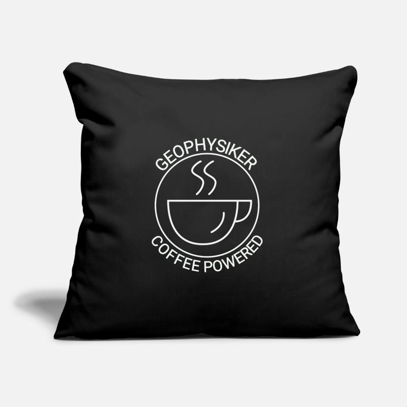 Geophysicist Coffee Powered Geophysics Sofa pillow with filling 45cm x 45cm