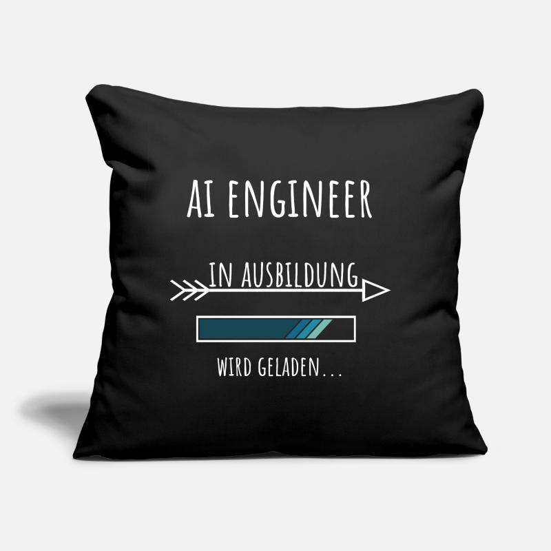 Artificial Intelligence Training AI Engineer Sofa pillow with filling 45cm x 45cm