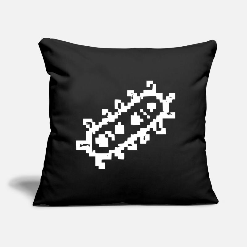 Bactéries Tiges Pixel Germ Coussin et housse de 45 x 45 cm
