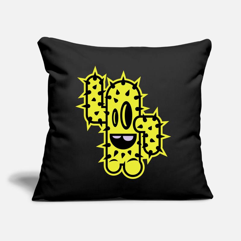 cactus high five comic Sofa pillow with filling 45cm x 45cm