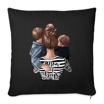 BEST MOM EVER !! - Coussin et housse de 45 x 45 cm - noir - Devant