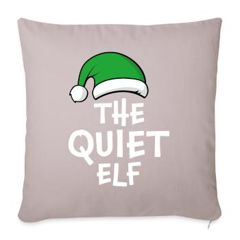 The Quiet Elf - Sofa pillow with filling 45cm x 45cm - light taupe - Front