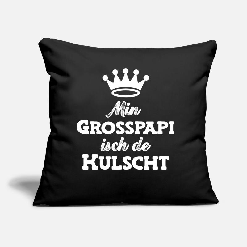 Min Grosspapi isch de bescht Opa Schweiz Grosspapi Sofakissen mit Füllung 45 x 45 cm