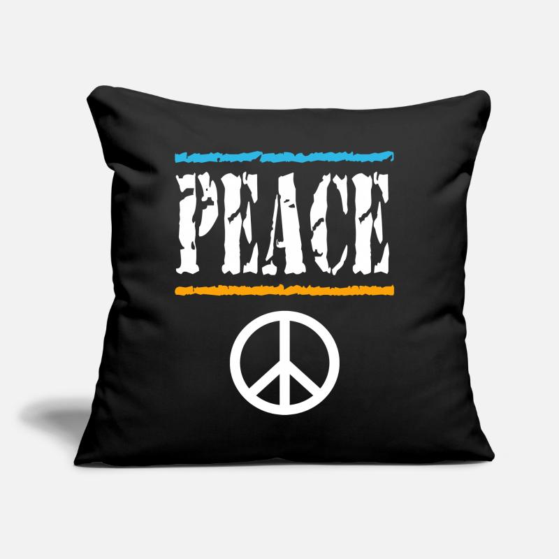 Retro Peace Vibes Tee Sofa pillow with filling 45cm x 45cm