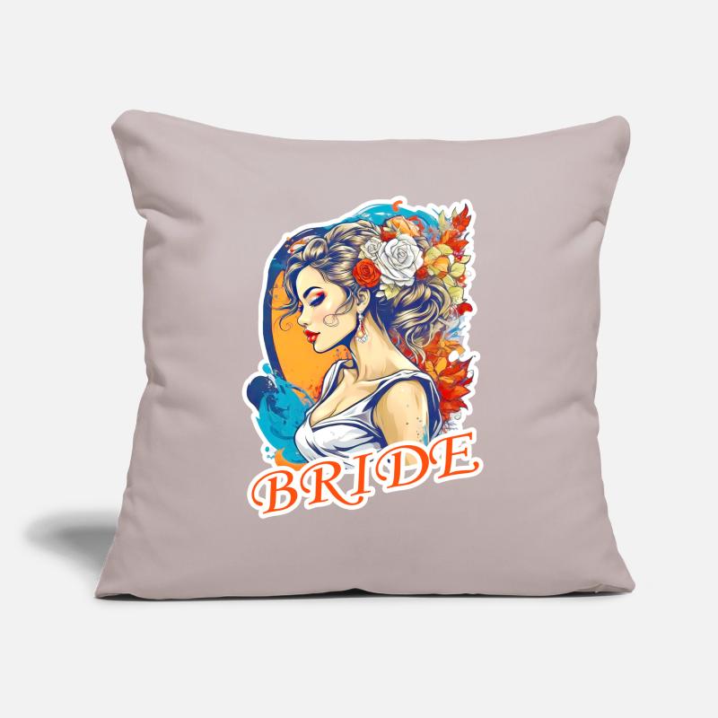 Bride Sofa pillow with filling 45cm x 45cm