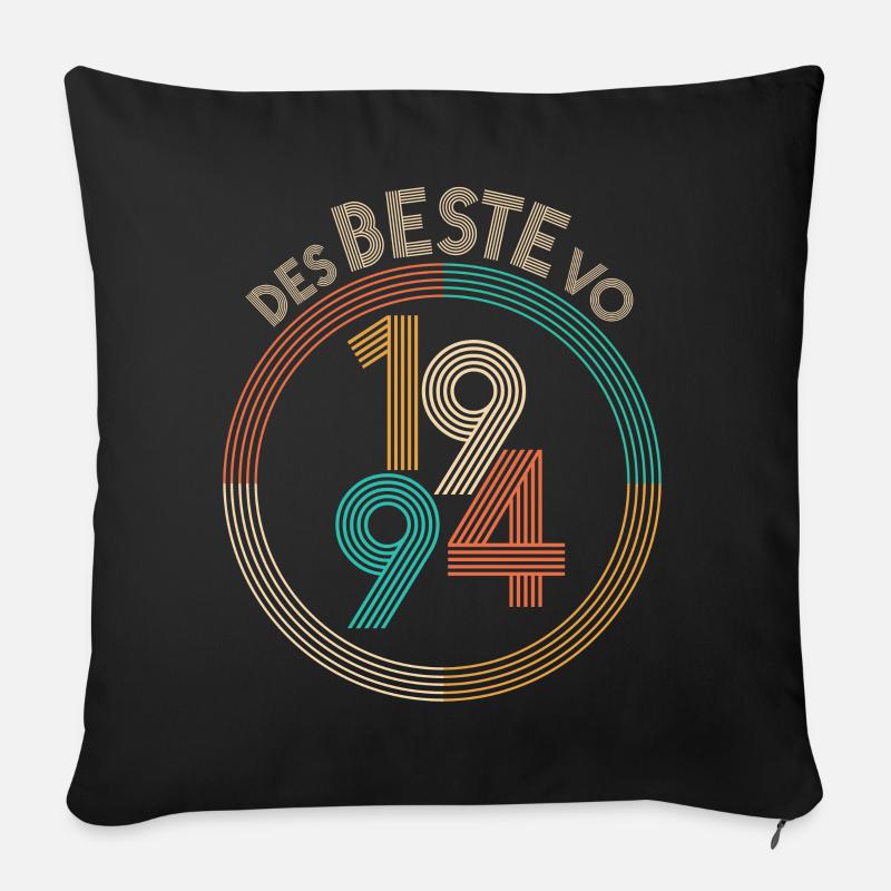 du BEST de 1994 - le BEST de 1994, anniversaire - Coussin et housse de 45 x 45 cm - noir