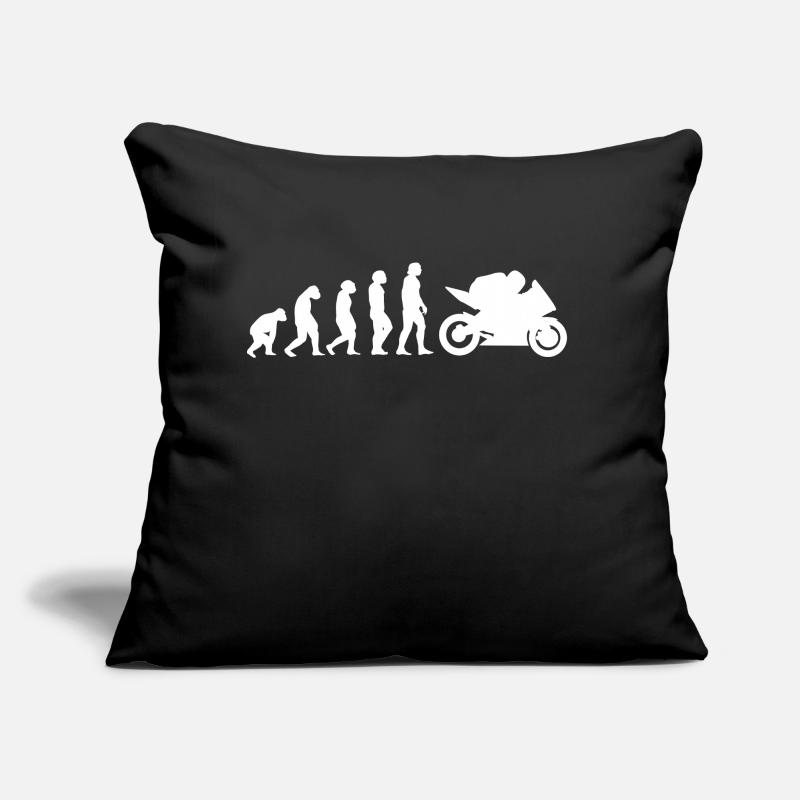 Motorrad Evolution Sofakissen mit Füllung 45 x 45 cm