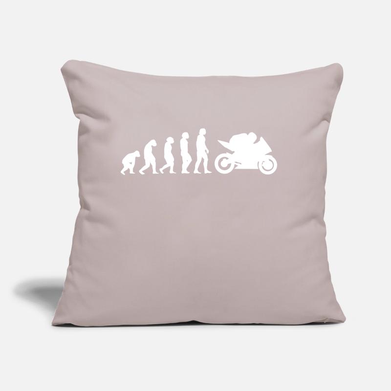 Motorrad Evolution Sofakissen mit Füllung 45 x 45 cm