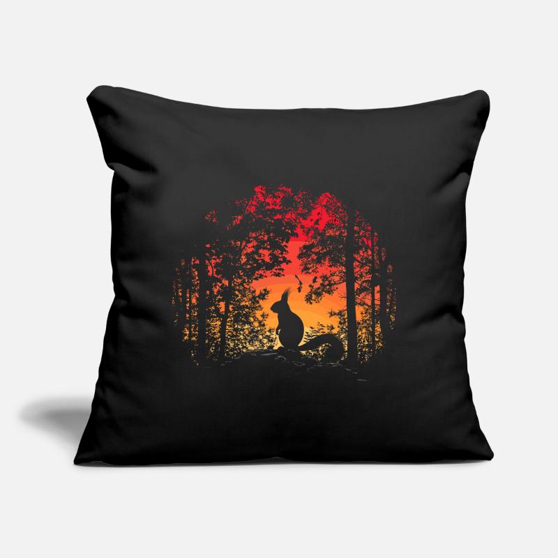 squirrel forest tree squirrel squirrel Sofa pillow with filling 45cm x 45cm