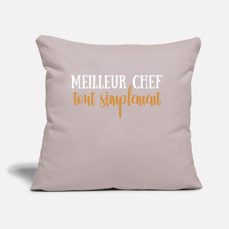 Meilleur chef tout simplement Coussin et housse de 45 x 45 cm