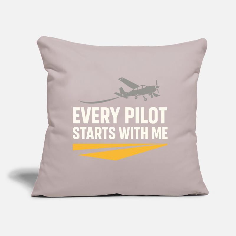 Flight Instructor Cfi Pilot Aviation Instructor Sofa pillow with filling 45cm x 45cm