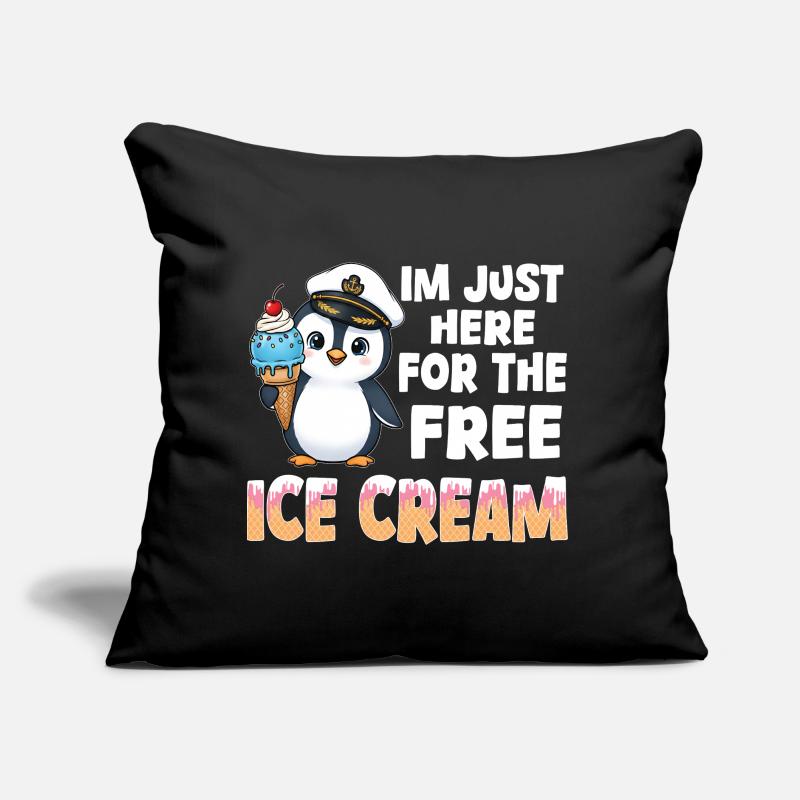 Penguin Captain Tee Sofa pillow with filling 45cm x 45cm