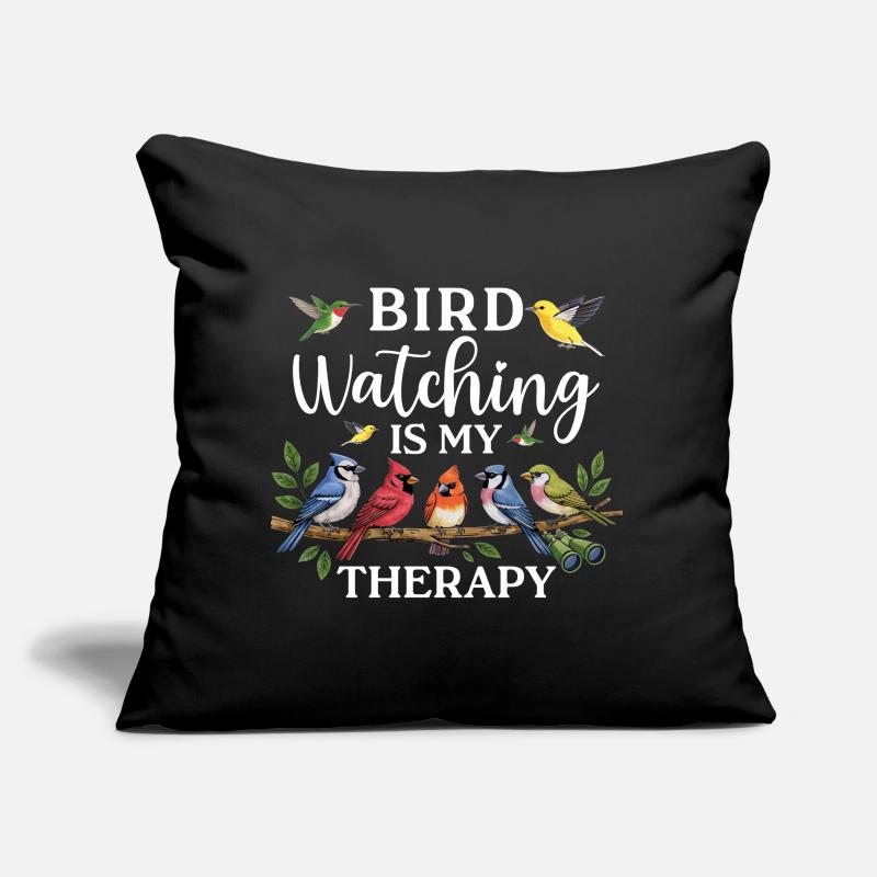 Bird Watching Birding Bird Watcher Vogel-Nerd Sofakissen mit Füllung 45 x 45 cm