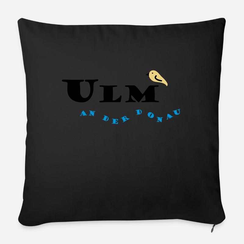 Ulm - Sofakissen mit Füllung 45 x 45 cm - Schwarz
