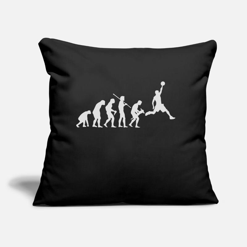 BASKETBALL EVOLUTION Coussin et housse de 45 x 45 cm