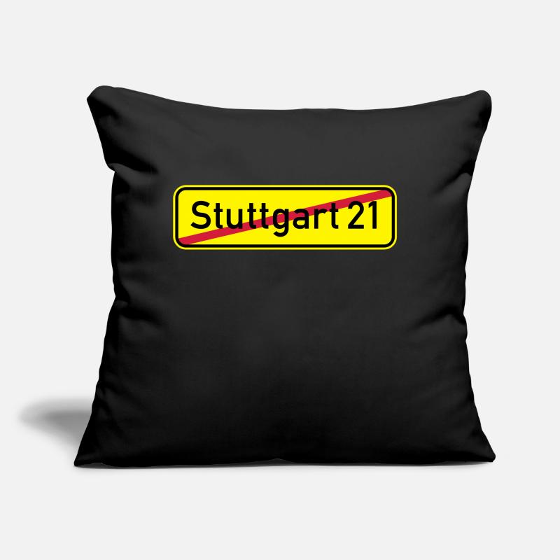 Stuttgart 21 Coussin et housse de 45 x 45 cm