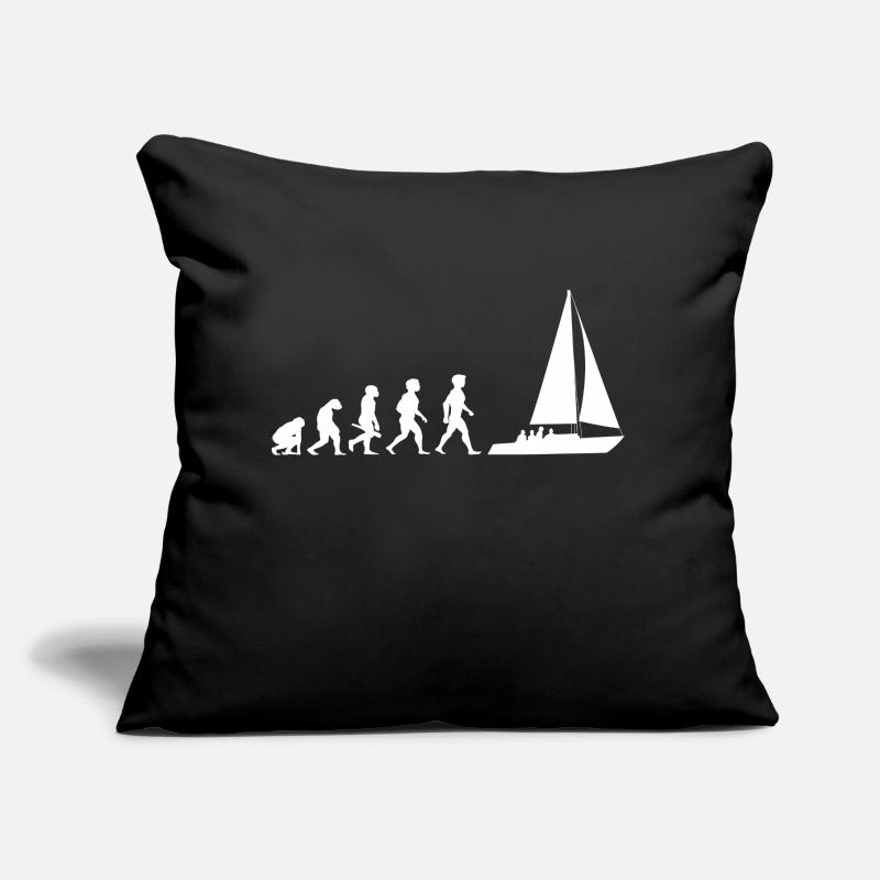 Voilier d'évolution voilier Coussin et housse de 45 x 45 cm