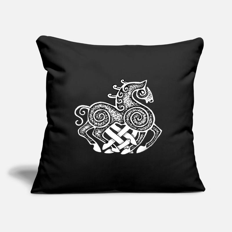 Dotwork Sleipnir Sofakissen mit Füllung 45 x 45 cm