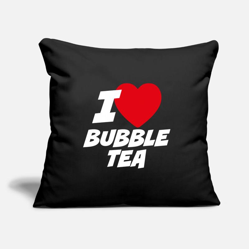 Ich liebe Bubble Tea Sofakissen mit Füllung 45 x 45 cm