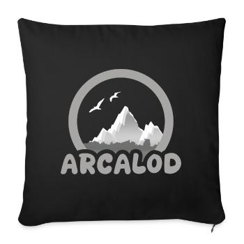 Trekking Arcalod - Sofa pillow with filling 45cm x 45cm - black - Front
