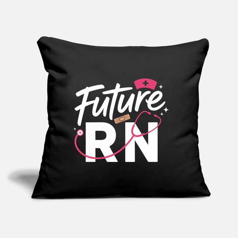 Future RN Stethoskop & Klinik Sofakissen mit Füllung 45 x 45 cm