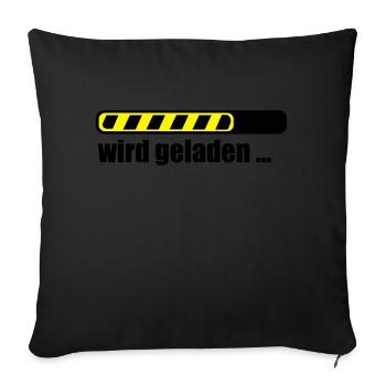Ladebalken PC loading Computer Download - Sofakissen mit Füllung 45 x 45 cm - Schwarz - Vorne