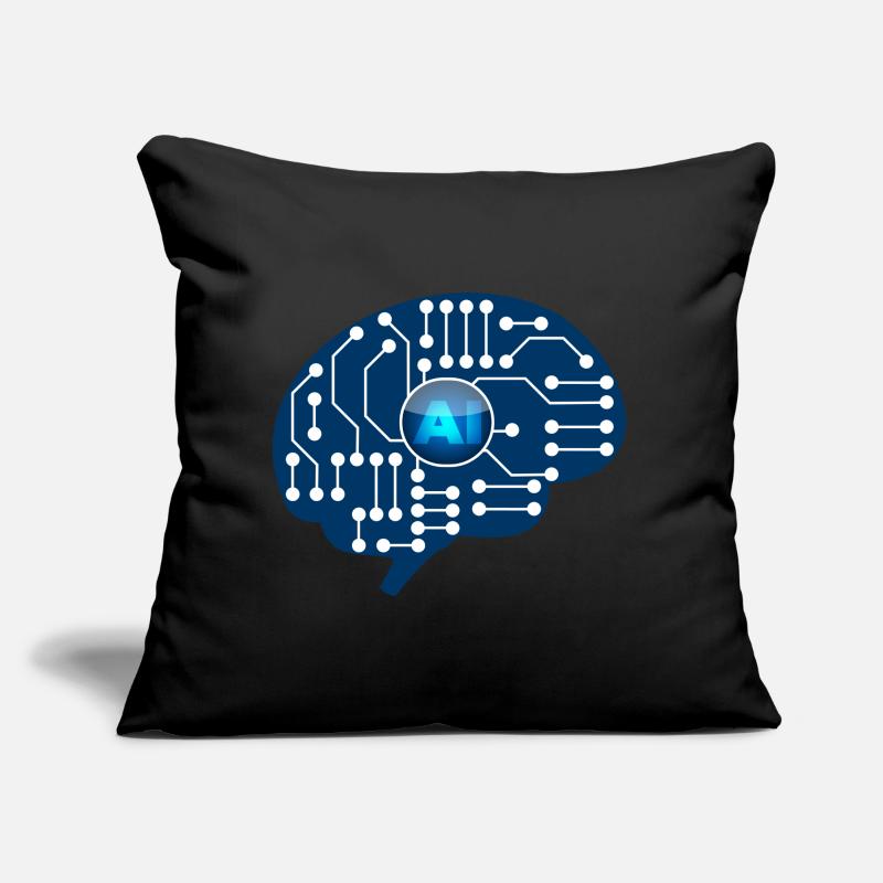 Artificial intelligence Sofa pillow with filling 45cm x 45cm