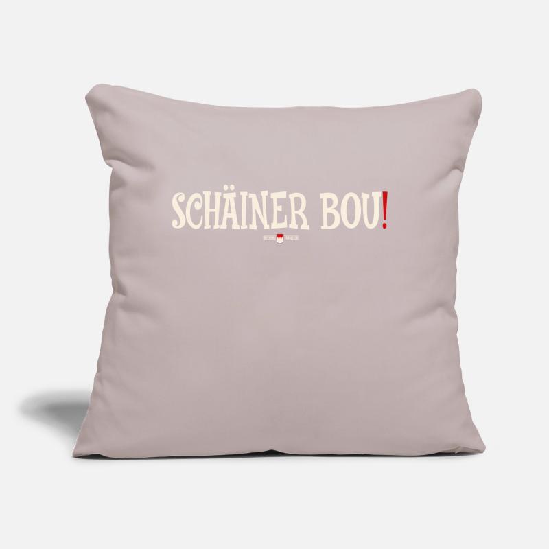 Schäiner Bou! Sofakissen mit Füllung 45 x 45 cm