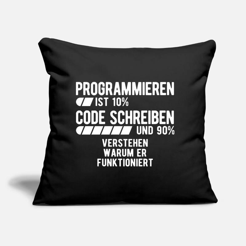 Informatik Informatiker Programmierer Sofakissen mit Füllung 45 x 45 cm