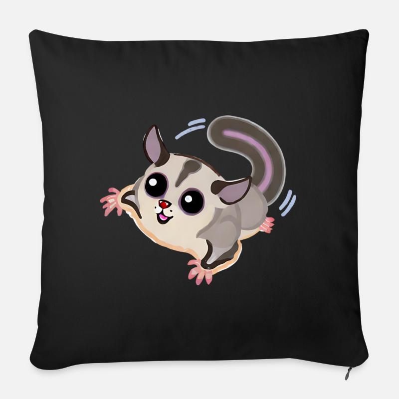 Sugar Glider - Sofakissen mit Füllung 45 x 45 cm - Schwarz