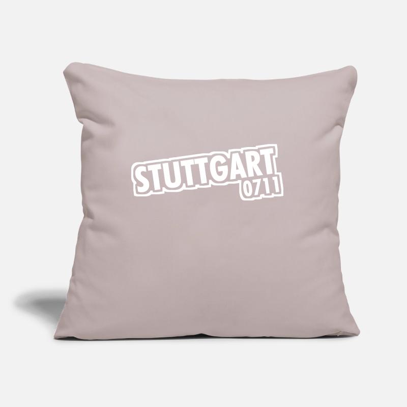 Stuttgart - 0711 - Area Code - Baden-Württemberg Sofa pillow with filling 45cm x 45cm