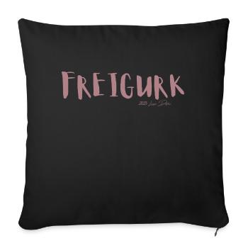 FREIGURK - Sofakissen mit Füllung 45 x 45 cm - Schwarz - Vorne
