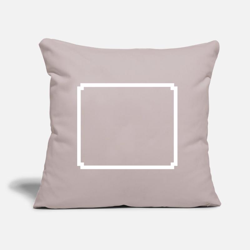 Pixel Frame 8-Bit Text Box Sofa pillow with filling 45cm x 45cm
