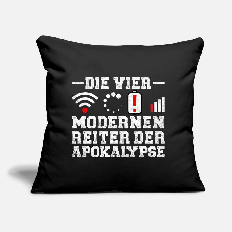 Computer DIE VIER REITER DER MODERNEN APOKALYPSE Sofakissen mit Füllung 45 x 45 cm