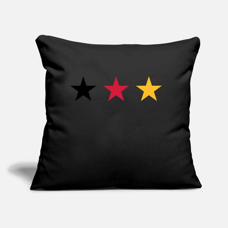 Three stars Germany flag Sofa pillow with filling 45cm x 45cm
